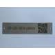 QR Code Equipment Tag Stainless Steel 316 custom engraved