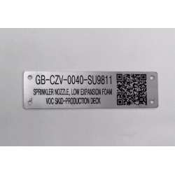 Equipment Tag Stainless Steel 316