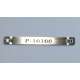 Cable labels tie-on stainless steel 316 90mm x 10mm