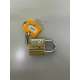 20mm Brass Key Padlock - Padlock and Key tag labeled (MOQ 1000) 